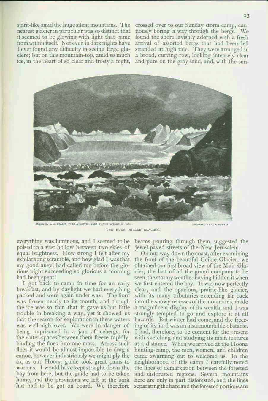The Discovery of Glacier Bay (1879). vist0045i